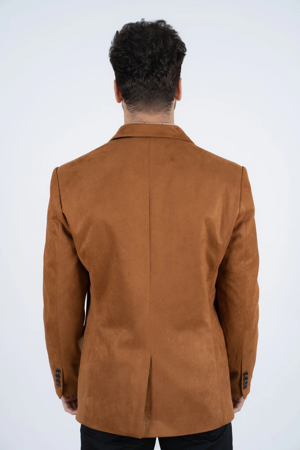 PLATINI CAMEL GAMUZA SUEDE BLAZER