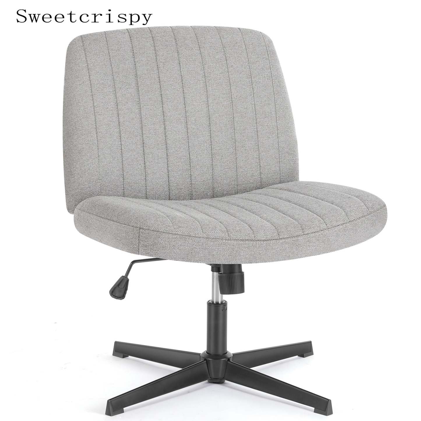 SWEETCRISPY Cross-Legged Chair,No Wheels Armless Swivel Home Office Chair--Best Sellers,Bedroom,Bedroom Chair,Home Office,Home Office Chair,Office,Office chair,Office Chair1