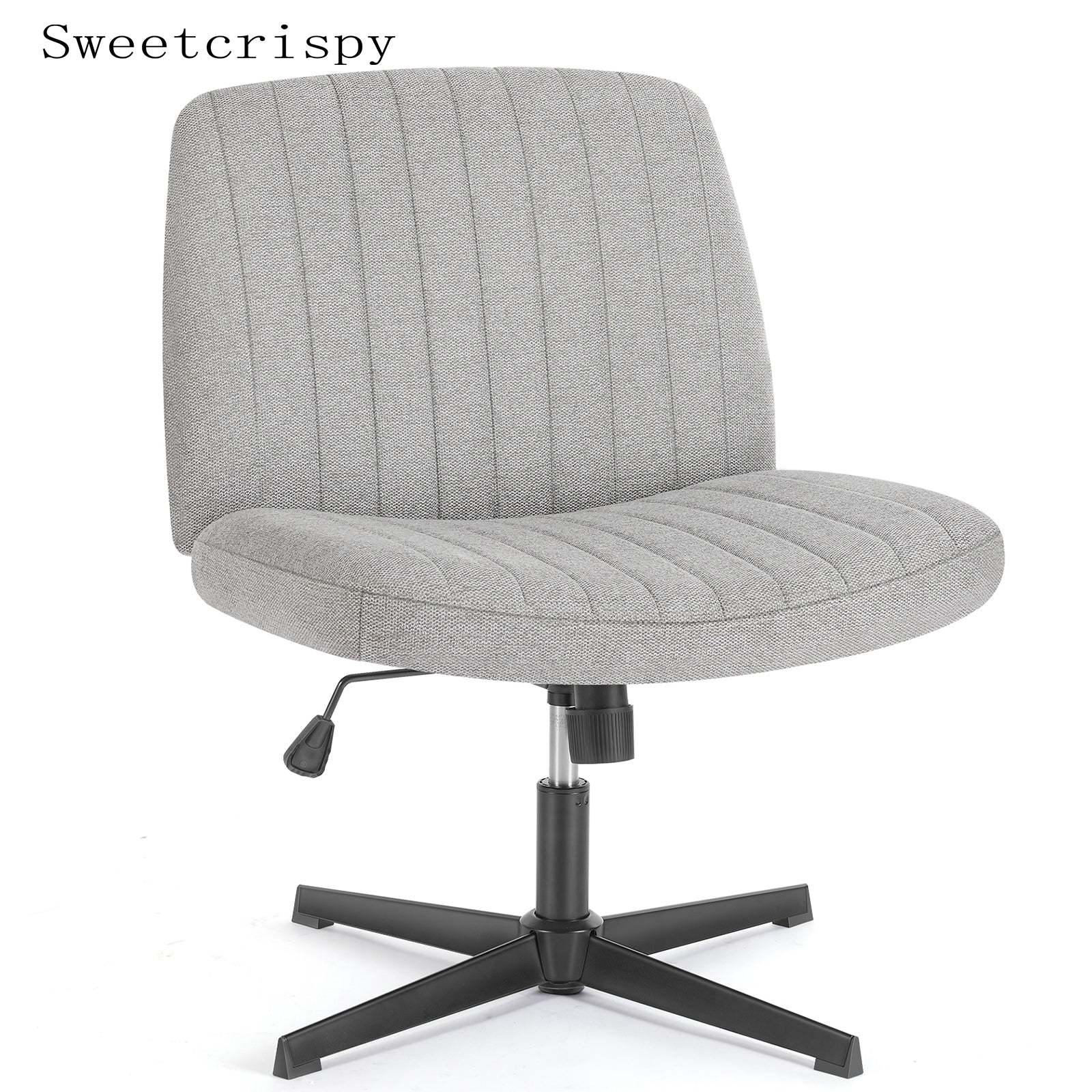 SWEETCRISPY Cross-Legged Chair,No Wheels Armless Swivel Home Office Chair--Best Sellers,Bedroom,Bedroom Chair,Home Office,Home Office Chair,Office,Office chair,Office Chair1