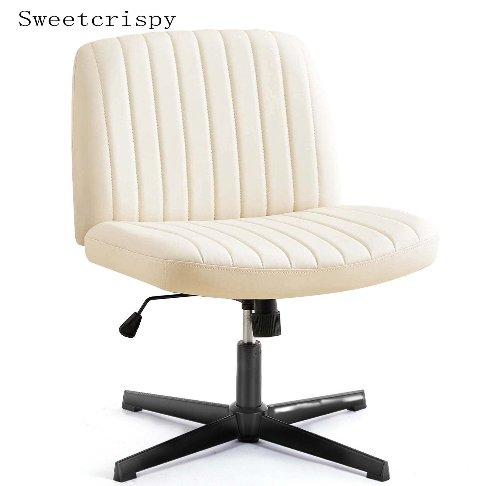 SWEETCRISPY Cross-Legged Chair,No Wheels Armless Swivel Home Office Chair--Best Sellers,Bedroom,Bedroom Chair,Home Office,Home Office Chair,Office,Office chair,Office Chair1