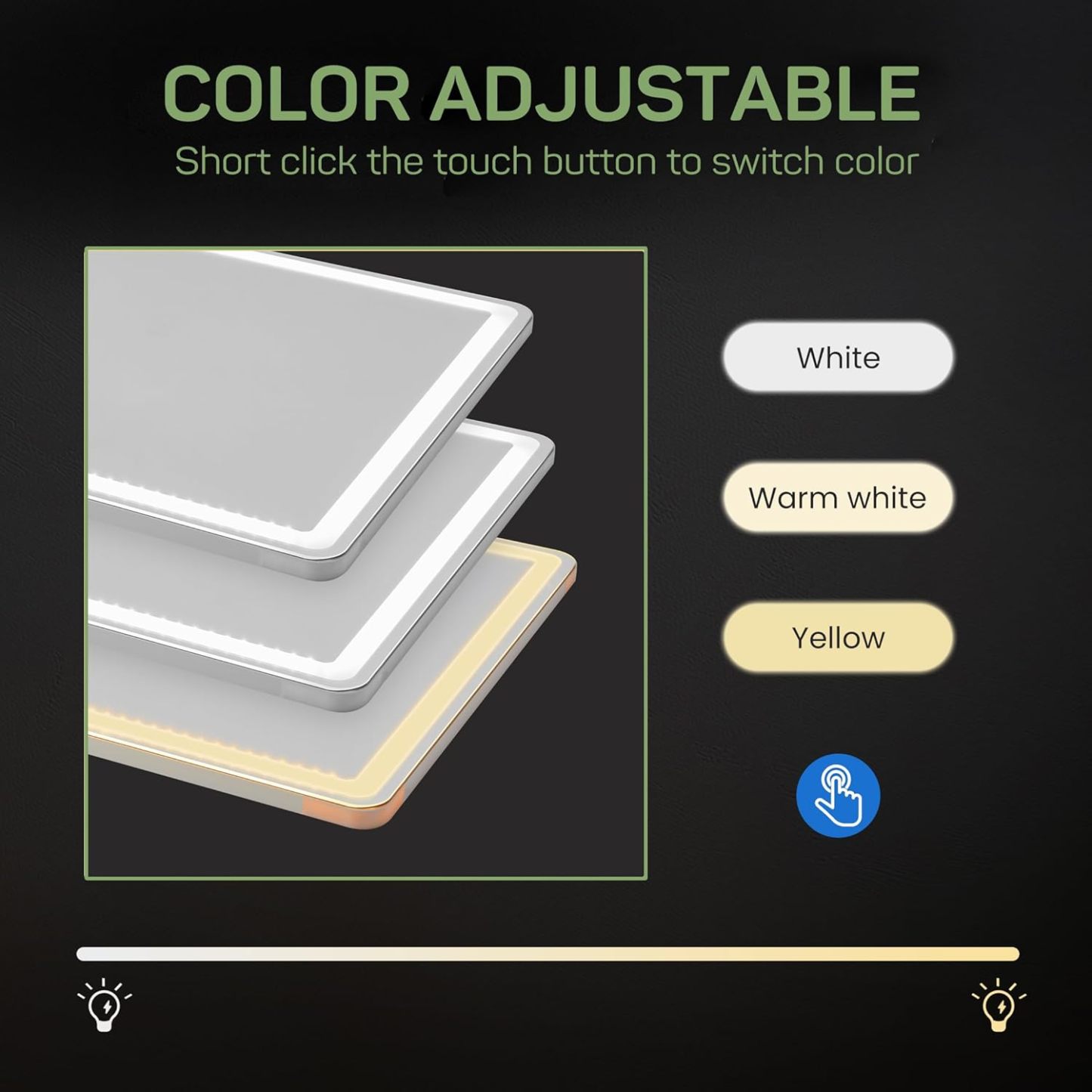  Mirror Full Length with LED Lights