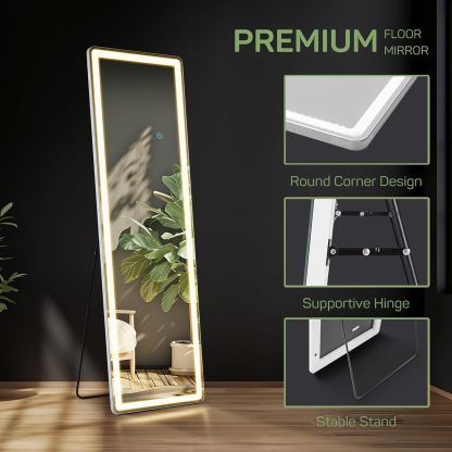  Mirror Full Length with LED Lights