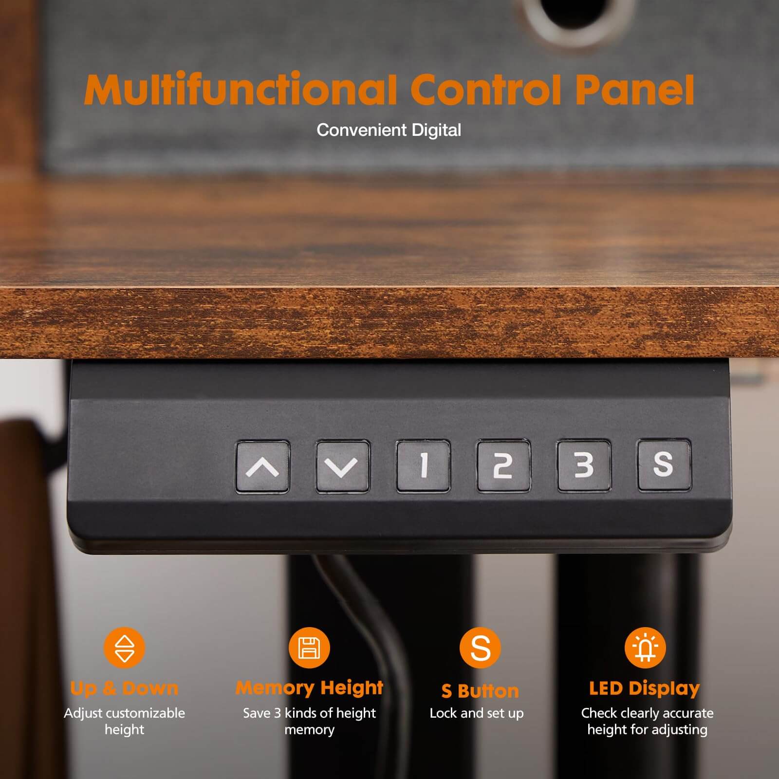 Electric Height Adjustable Standing Desk with Storage Shelf Double Drawer,  Sit to Stand Ergonomic Computer Desk--Best Sellers,Bedroom,Bedroom Desk,Electric Lift Desk,Home Office,Home Office Desk,Living Room,Living Room Desk,Office,Office Desk