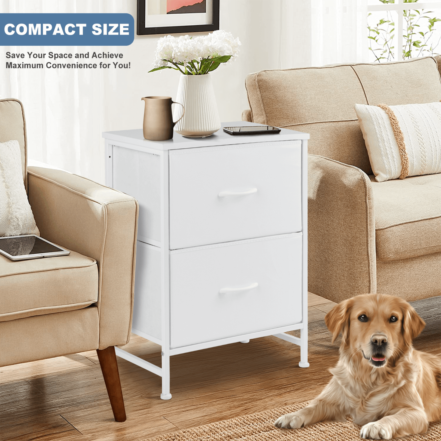 Drawers Dresser Chest of Drawers,Metal Frame and Wood Top--Bedroom,Bedroom Cabinet,Living Room,Living Room Cabinet