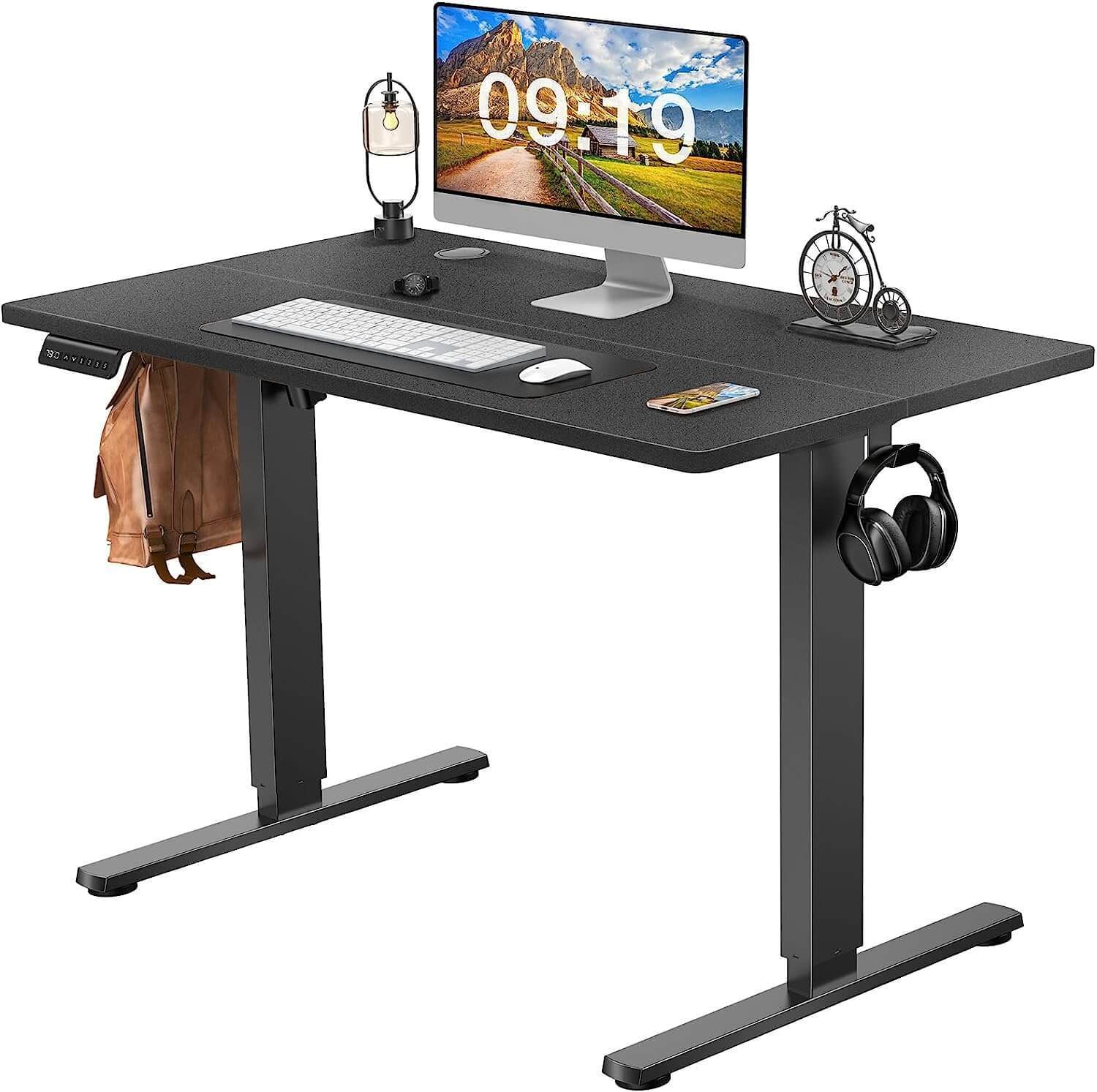 Electric Height Adjustable Standing Desk,Sit to Stand Ergonomic Computer Desk--Bedroom,Bedroom Desk,Electric Lift Desk,Home Office,Home Office Desk,Living Room,Living Room Desk,Office,Office Desk