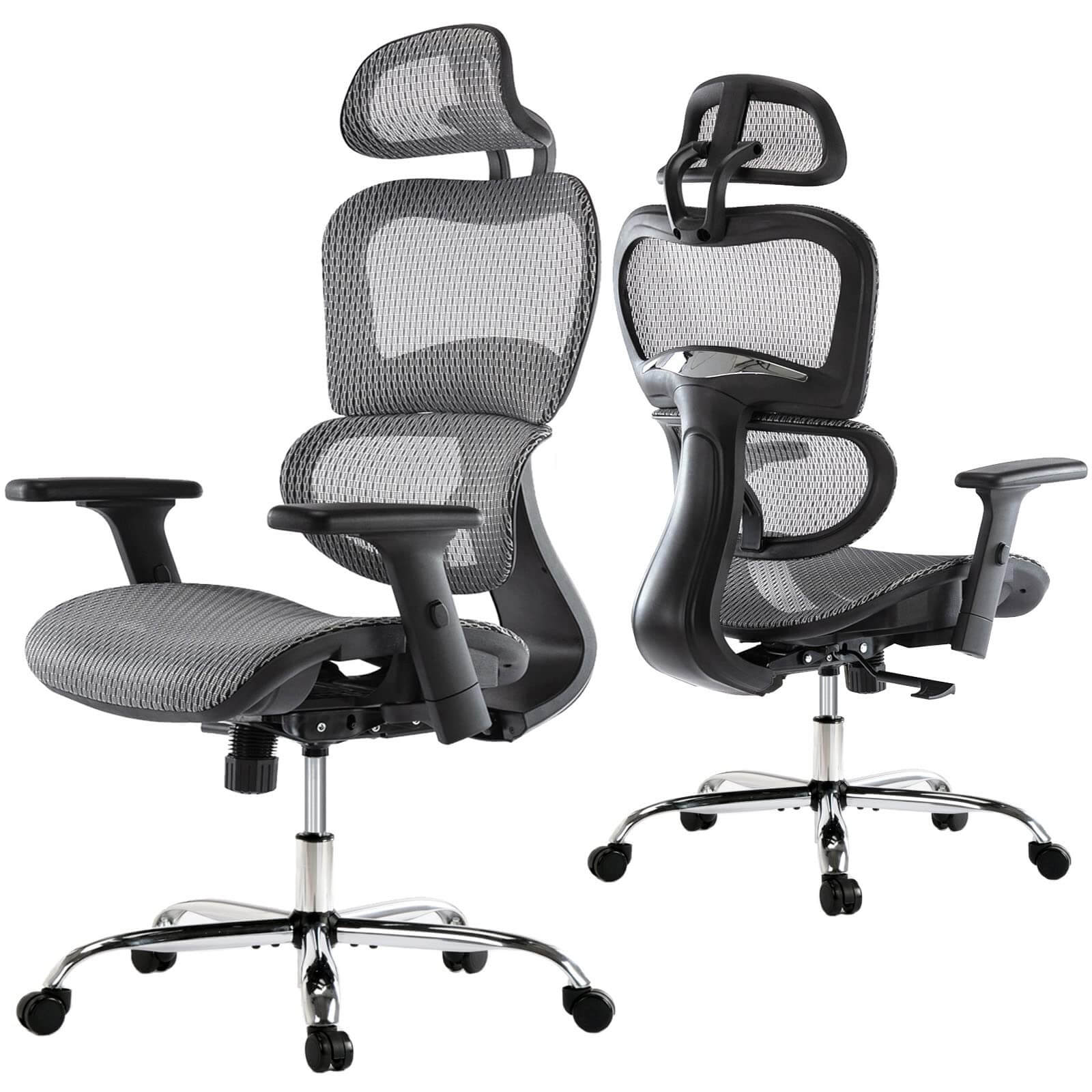 Large High Back Computer Chair with Dynamic Lumbar Support, Tilt and Lock Office Chair, 3D Adjustable Headrest and Armrests--Bedroom,Bedroom Chair,Home Office,Home Office Chair,Office,Office chair,Office Chair1