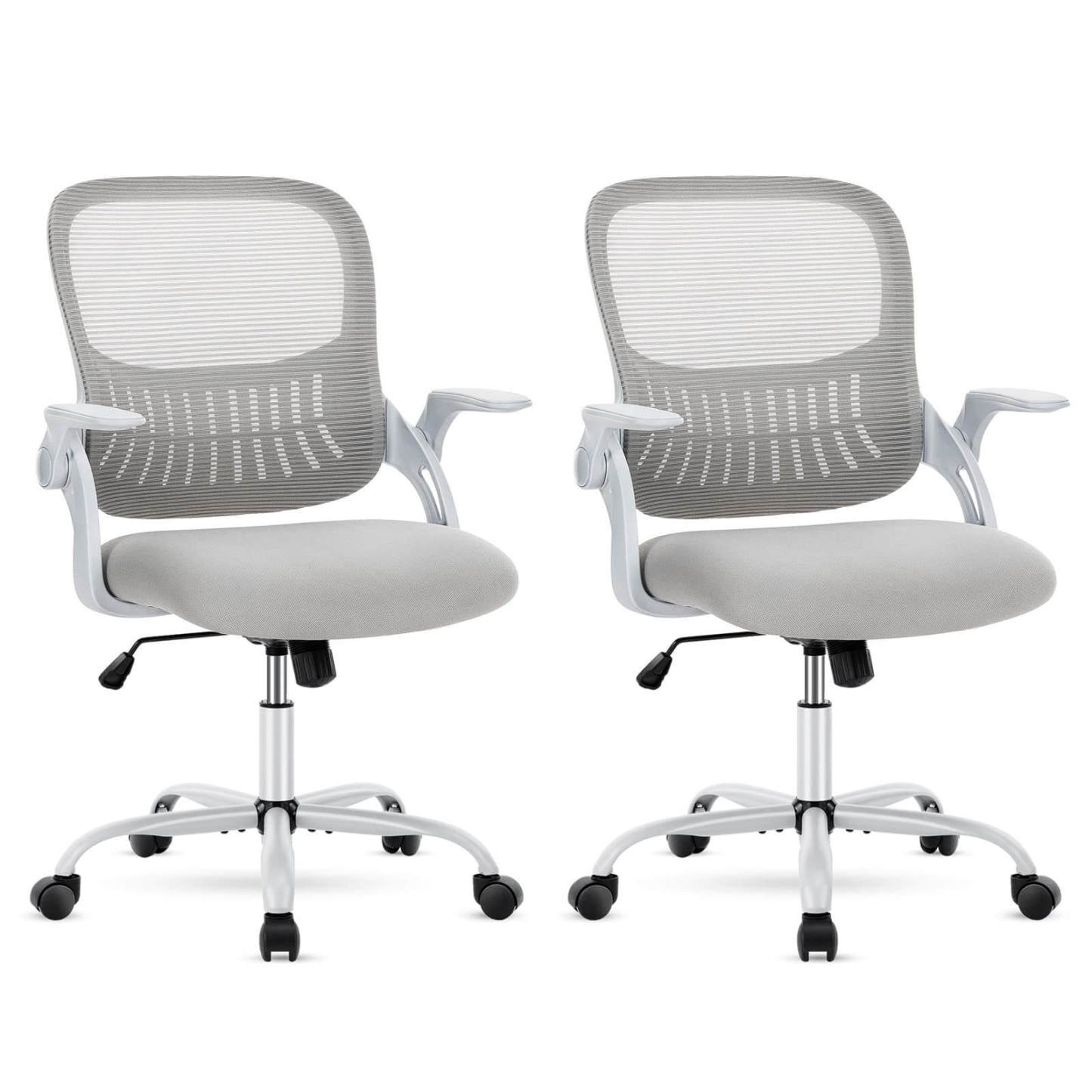Ergonomic Home Mesh Office Desk Chairs with Flip up Armrests,Lumbar Support--Bedroom,Bedroom Chair,Home Office,Home Office Chair,Office,Office Chair1