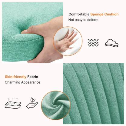 Modern Fabric Armless Adjustable Swivel Office Desk Chairs with Wheels--Bedroom,Bedroom Chair,Home Office,Home Office Chair,Living Room,Living Room Chair,Office,Office chair,Office Chair1