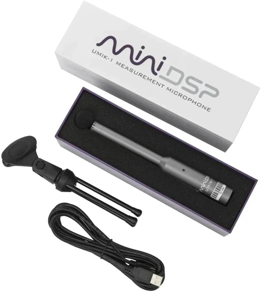 miniDSP UMIK 1 USB Measurement Calibrated Microphone for Audio Calibration