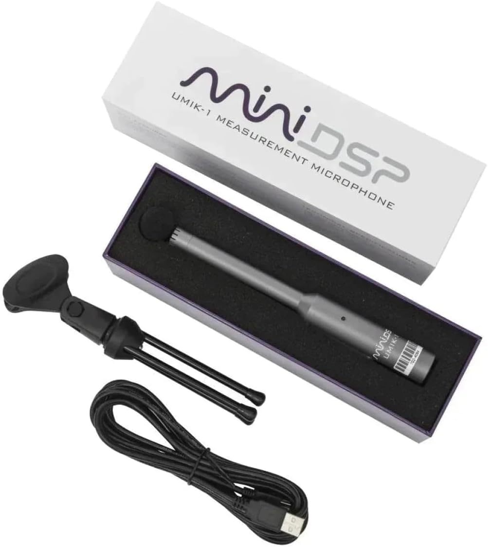 miniDSP UMIK 1 USB Measurement Calibrated Microphone for Audio Calibration