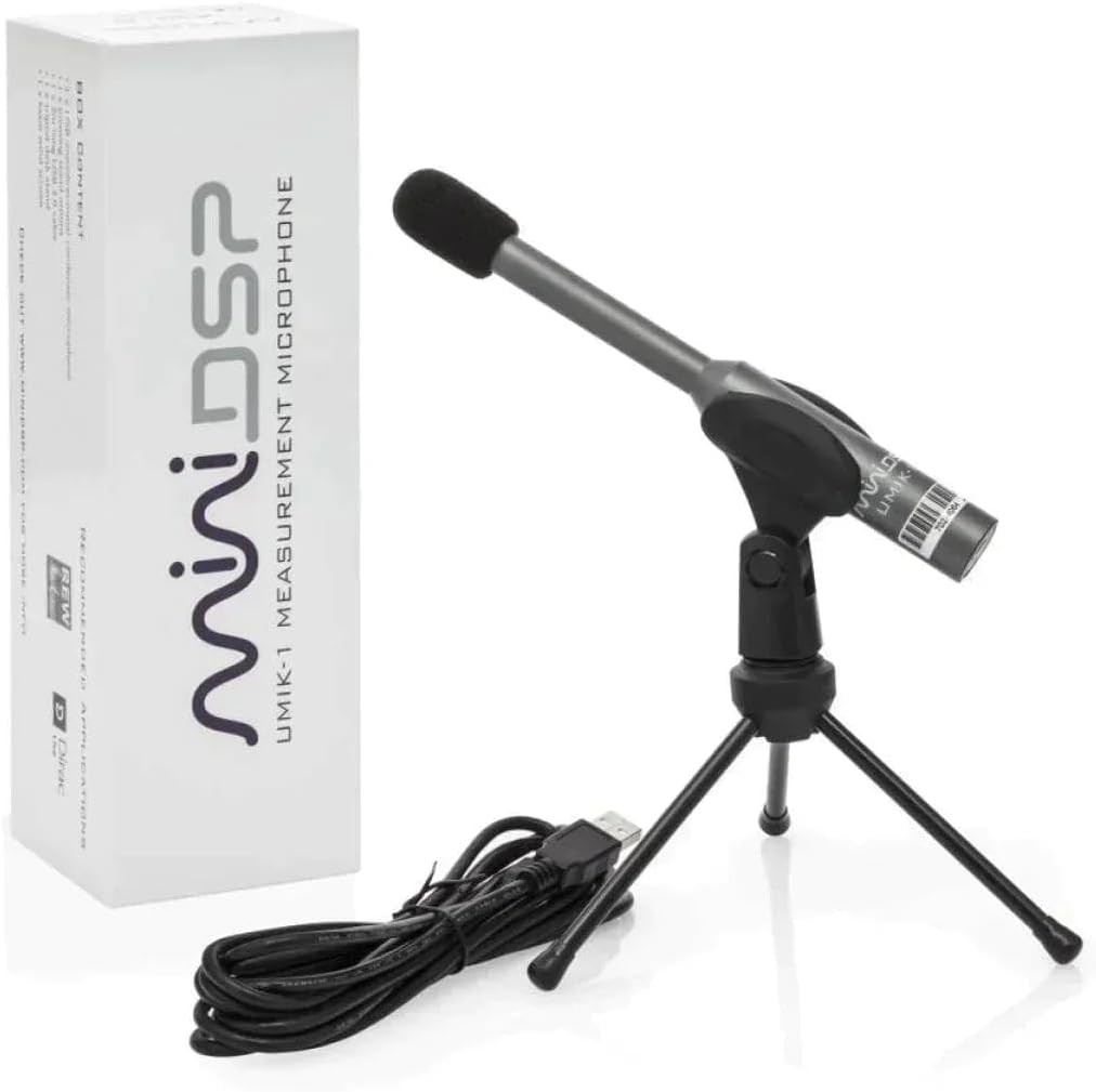 miniDSP UMIK 1 USB Measurement Calibrated Microphone for Audio Calibration