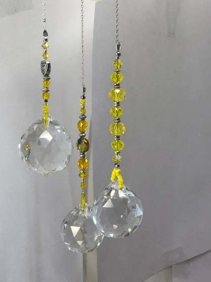 Crystal Suncatcher Rainbow Maker Prism Boho Window Hanging Decor