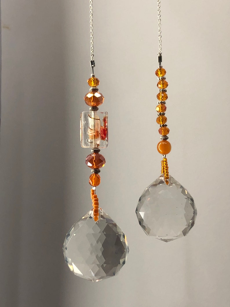 Crystal Suncatcher Rainbow Maker Prism Boho Window Hanging Decor