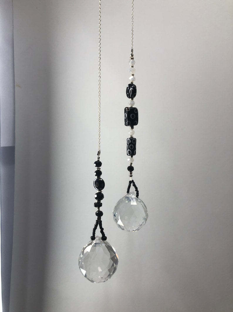 Crystal Suncatcher Rainbow Maker Prism Boho Window Hanging Decor