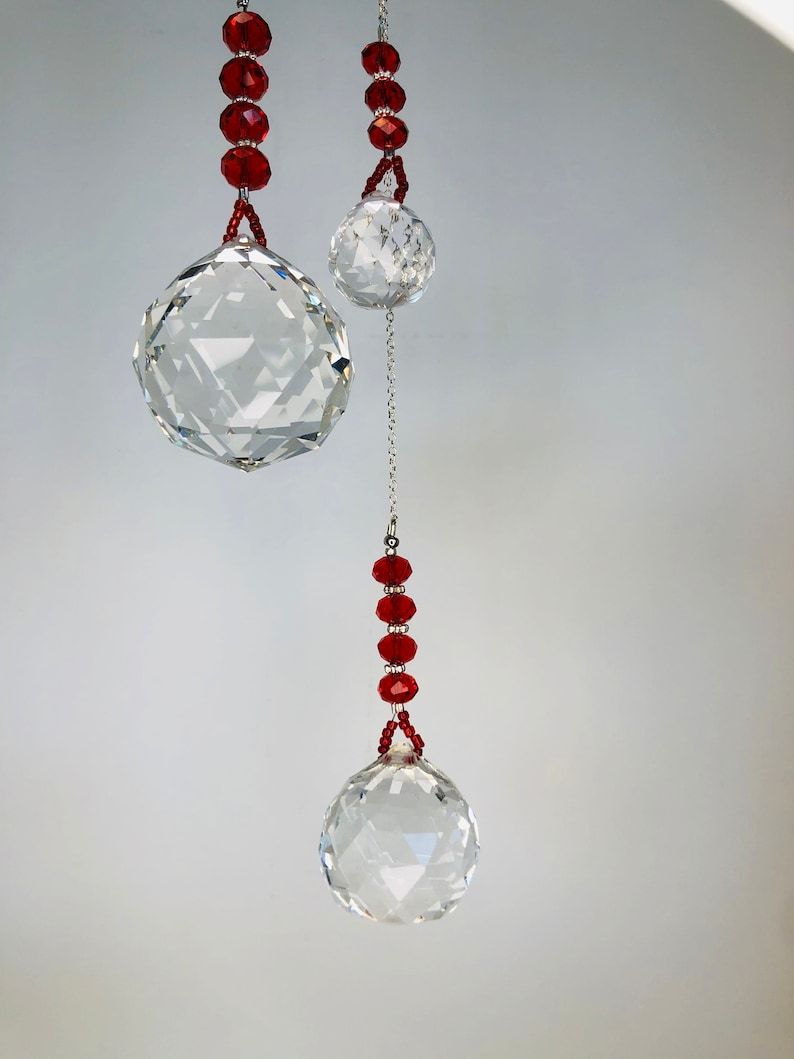 Crystal Suncatcher Rainbow Maker Prism Boho Window Hanging Decor