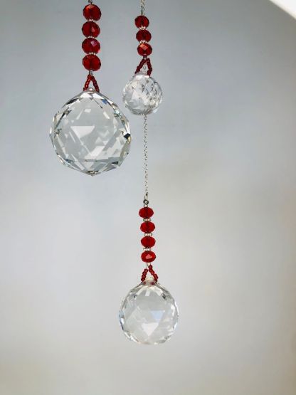 Crystal Suncatcher Rainbow Maker Prism Boho Window Hanging Decor