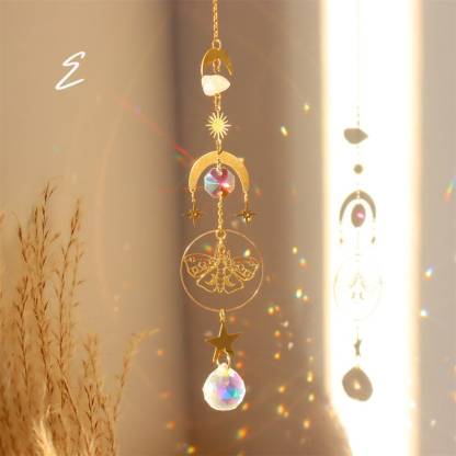 Crystal Suncatcher Butterfly Prism Boho Window Rainbow Light