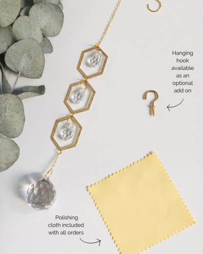 Crystal Suncatcher Prism Rainbow Maker Feng Shui Sympathy Gift