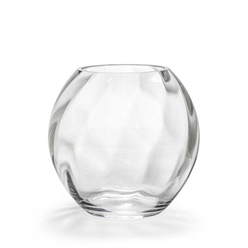 Eva Crystal Glass Vase, Blue Green 18 cm