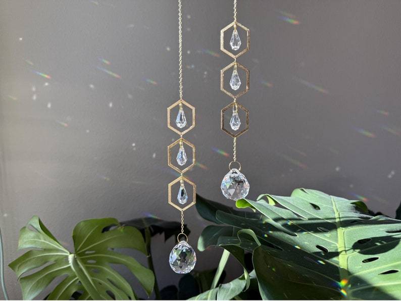 Crystal Suncatcher Prism Rainbow Maker Feng Shui Sympathy Gift