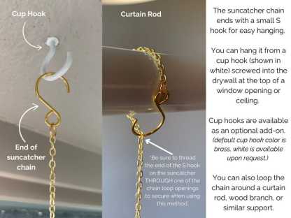 Crystal Suncatcher Prism Rainbow Maker Feng Shui Sympathy Gift