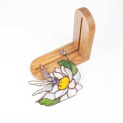 Dragonfly Stained Glass Panel Godmother Gift Book Ends Stained Glass Butterfly Artwork Insect Ornament Stained Glass Butterfly Suncatcher