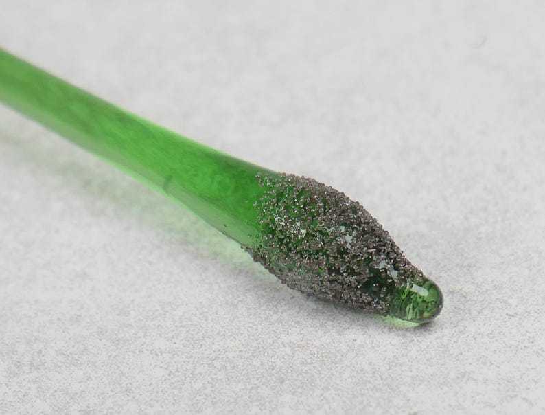 Blown Glass Forget Me Not Flower, Memorial Floral Gift Decor