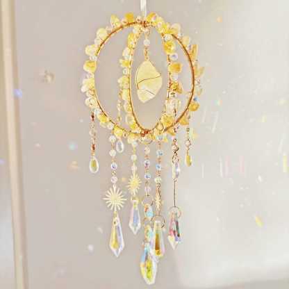 Crystal Suncatcher Luxury Sun Rainbow Maker Boho Window Wind Chime