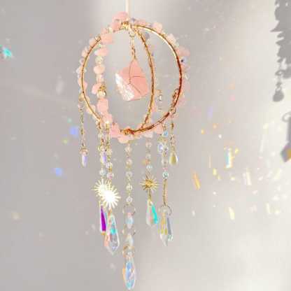 Crystal Suncatcher Luxury Sun Rainbow Maker Boho Window Wind Chime