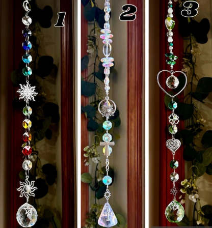 Crystal Suncatcher Boho Prism Window Hanging Charm