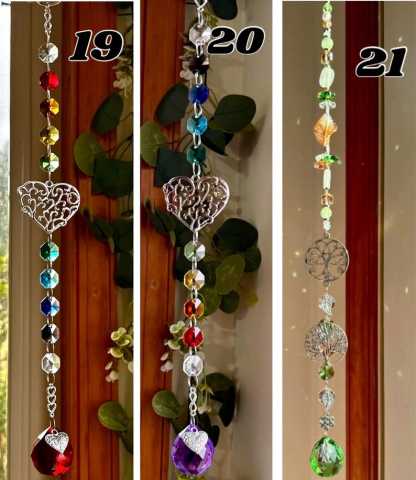 Crystal Suncatcher Boho Prism Window Hanging Charm