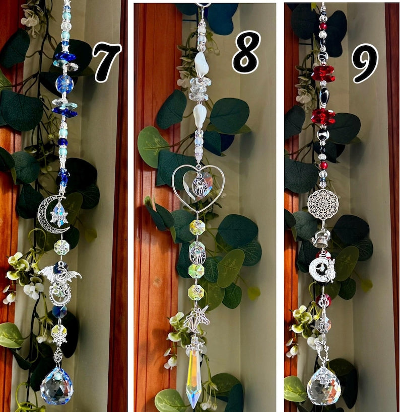 Crystal Suncatcher Boho Prism Window Hanging Charm