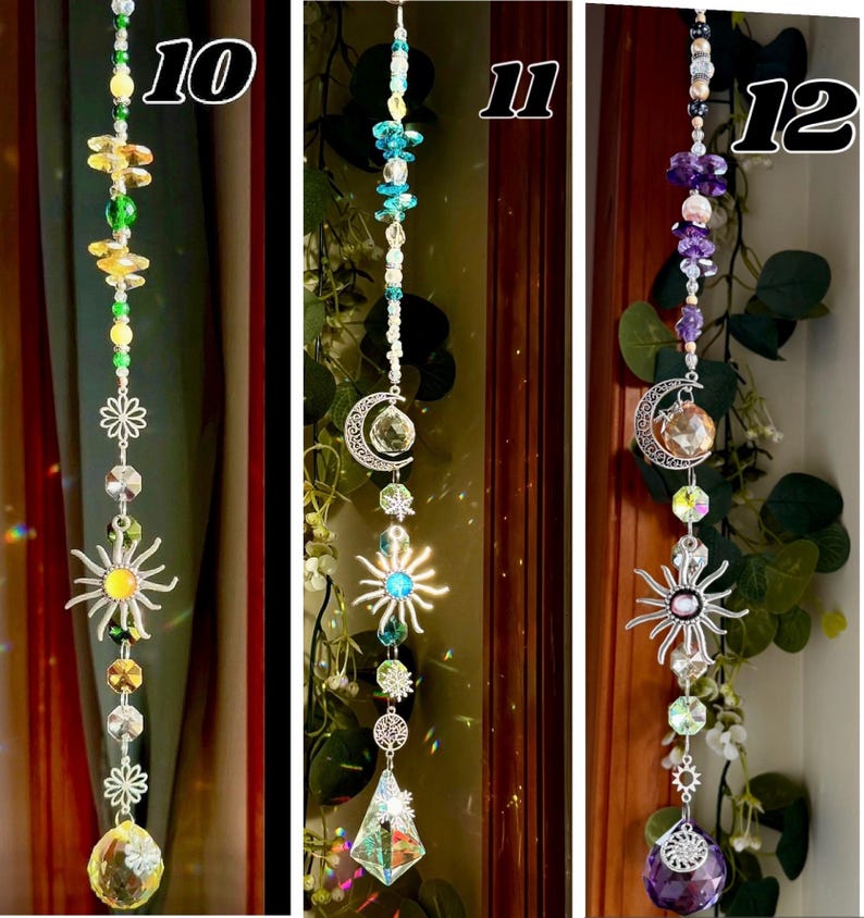 Crystal Suncatcher Boho Prism Window Hanging Charm