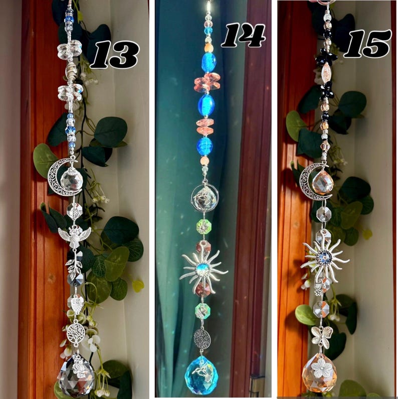 Crystal Suncatcher Boho Prism Window Hanging Charm