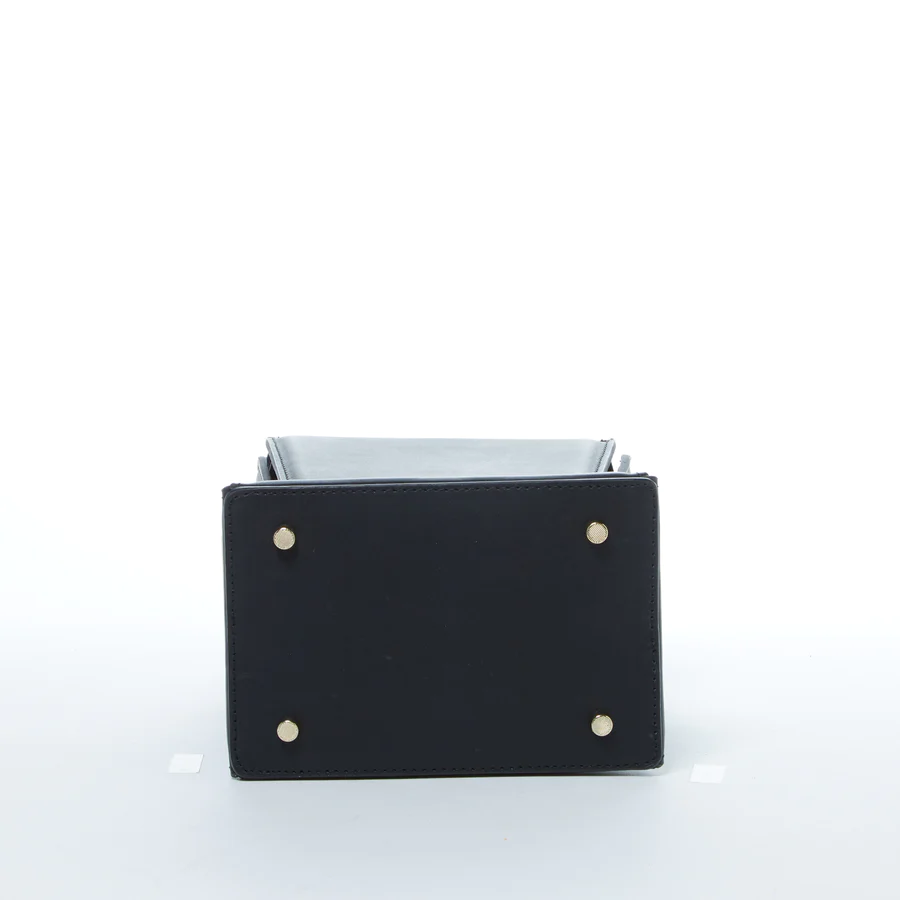 Leather Bucket Bag Black