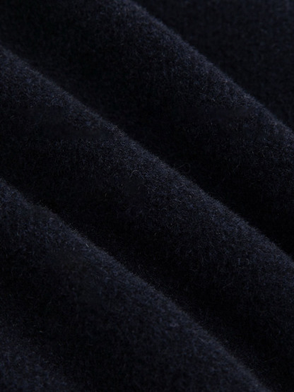 Double-faced wool coat