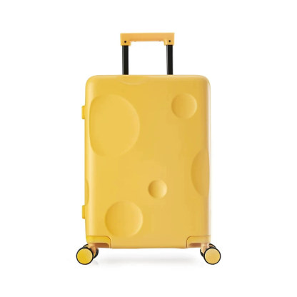 Cheese-themed trolley suitcase/carry-on luggage/travel case