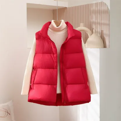 2025 Autumn/Winter New Lightweight Down Vest for Women