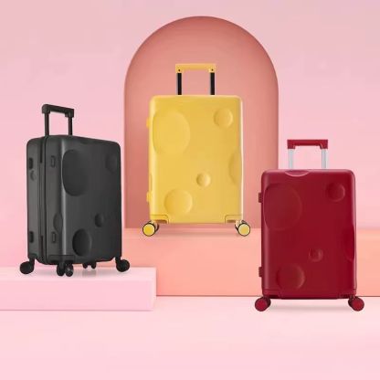 Cheese-themed trolley suitcase/carry-on luggage/travel case