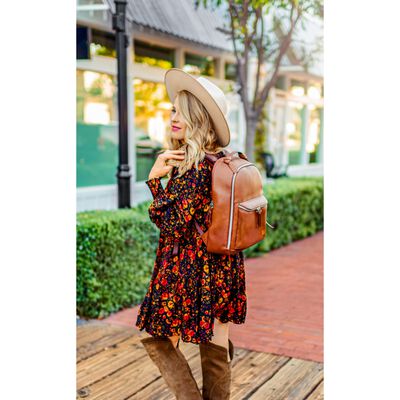 Women's Everyday Leather Backpack in the color .