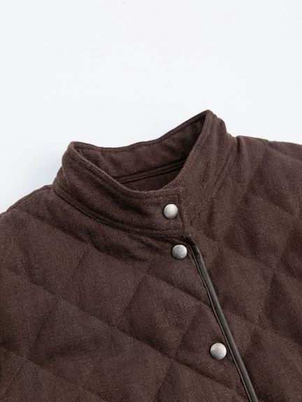 Warm quilted cotton jacket