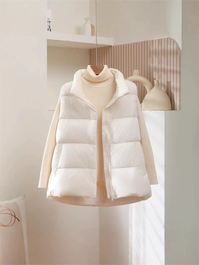 2025 Autumn/Winter New Lightweight Down Vest for Women