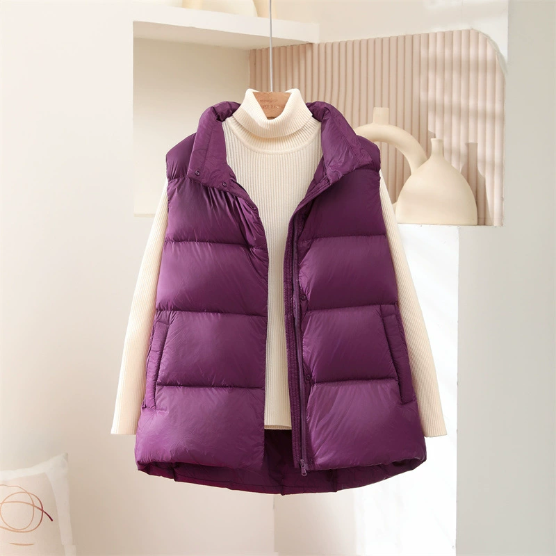 2025 Autumn/Winter New Lightweight Down Vest for Women
