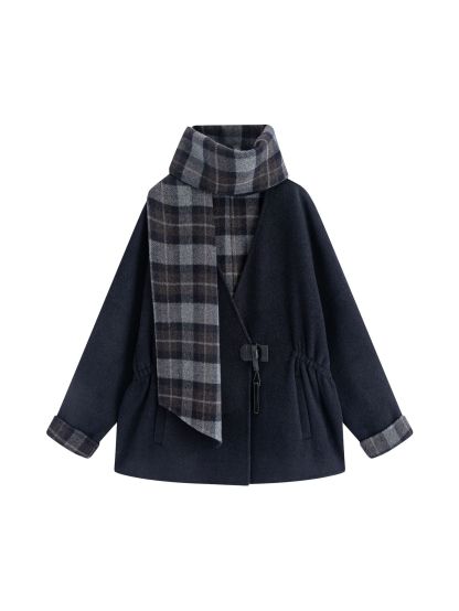 Double-faced wool coat