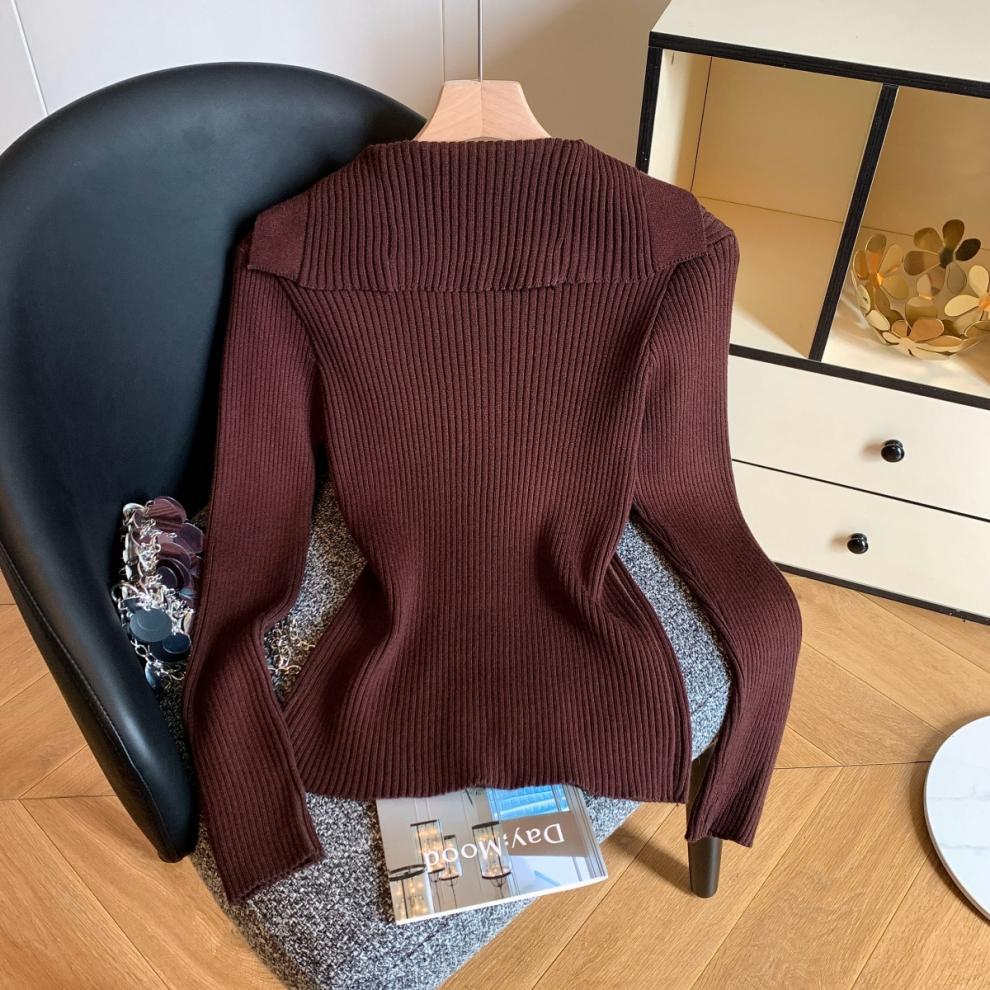 Womens Striped Cardigan Sweaters Casual Open Front Long Sleeve Button Down Knit Outwear