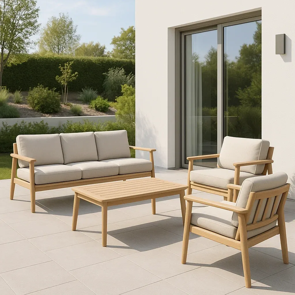Mobilier de jardin,Ensemble de canapés de jardin - LuxuryFurnis