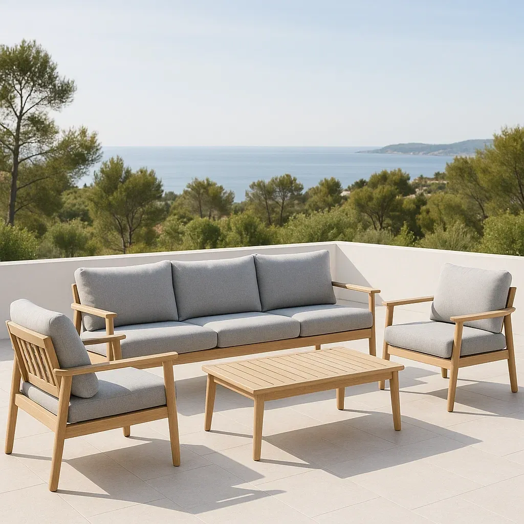 Mobilier de jardin,Ensemble de canapés de jardin - LuxuryFurnis