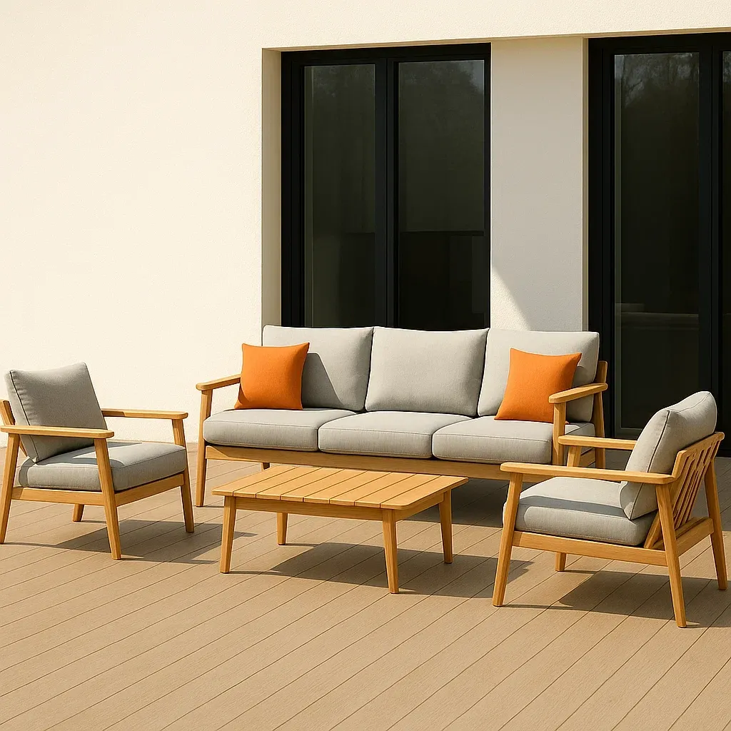 Mobilier de jardin,Ensemble de canapés de jardin - LuxuryFurnis