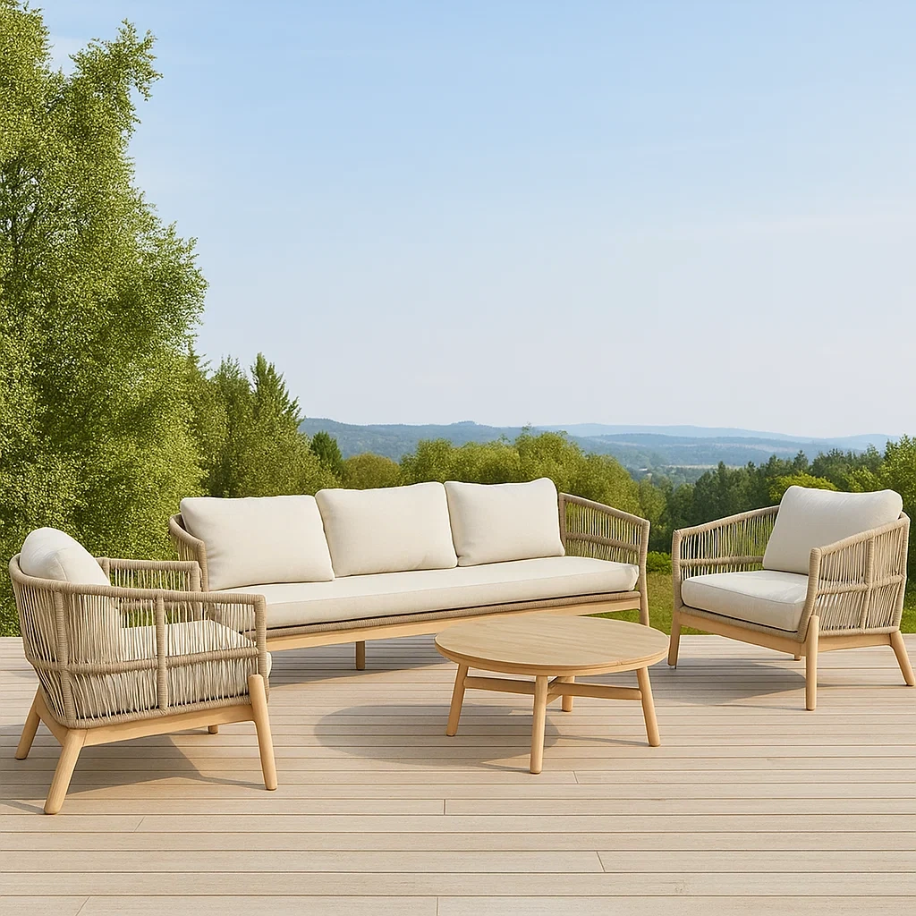 Mobilier de jardin,Ensemble de canapés de jardin - LuxuryFurnis