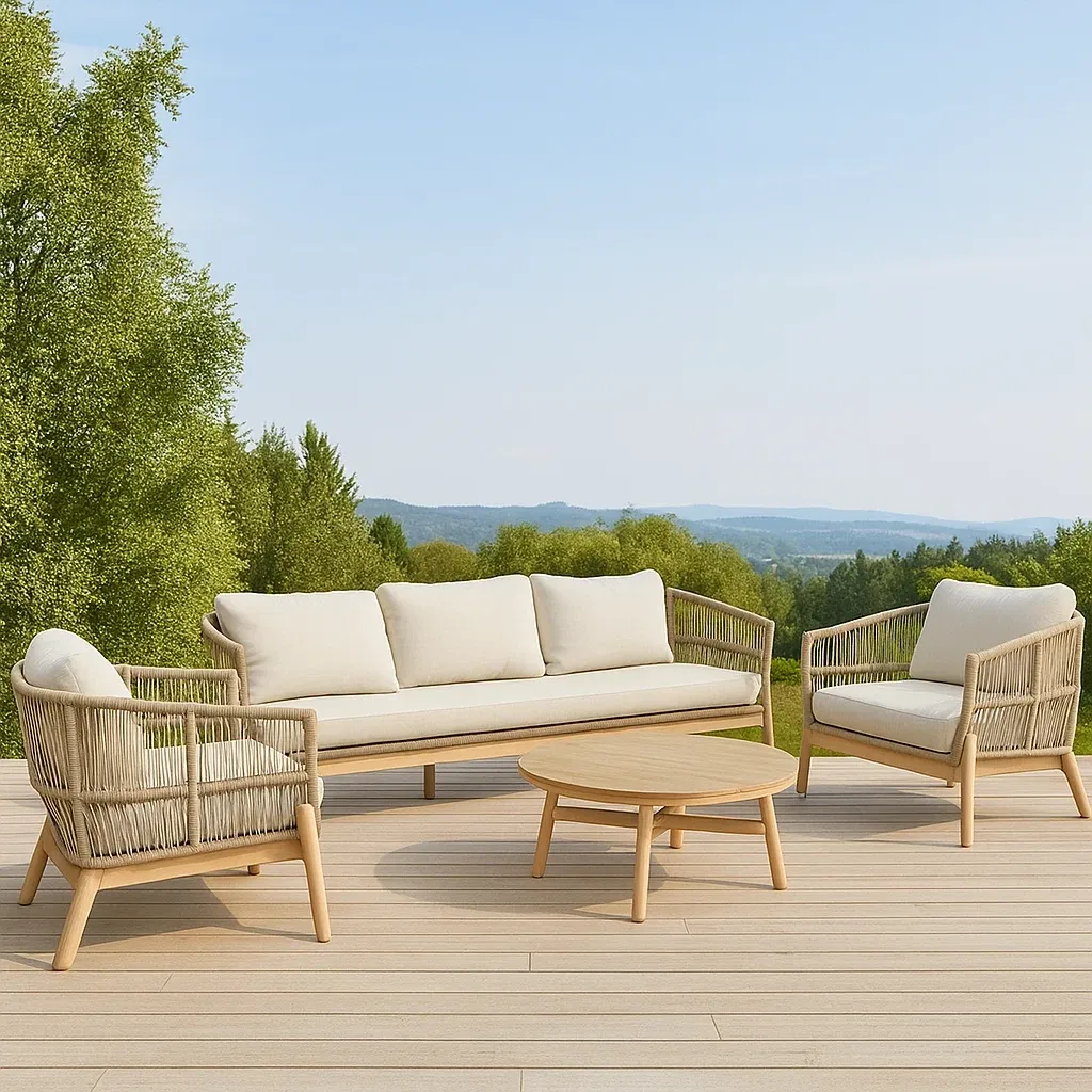 Mobilier de jardin,Ensemble de canapés de jardin - LuxuryFurnis